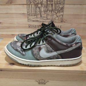 Nike Dunk Low Camo 307656-351 Size 7.5 Very Collectable